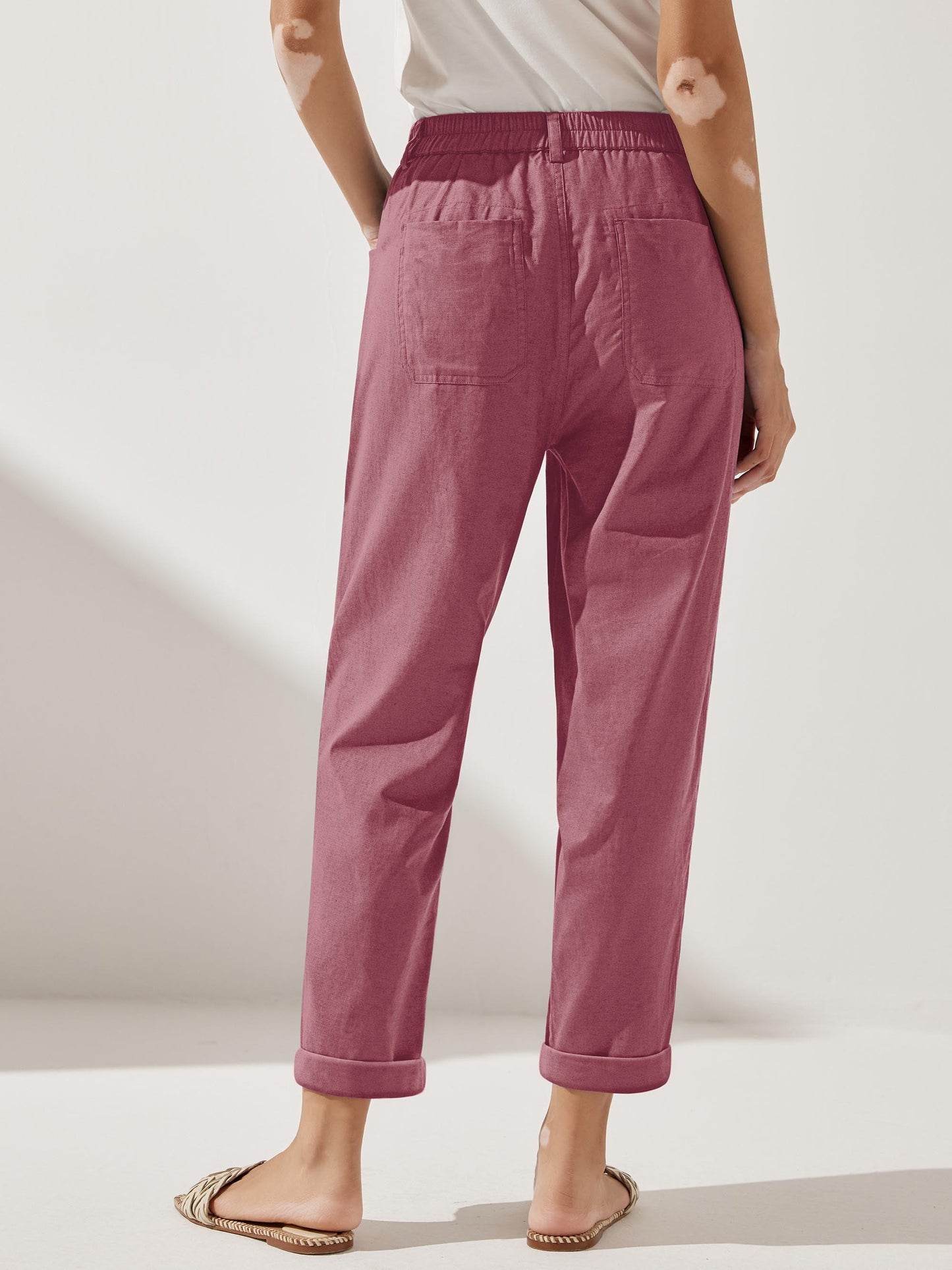 Le Rosier — Linen Tapered Trouser