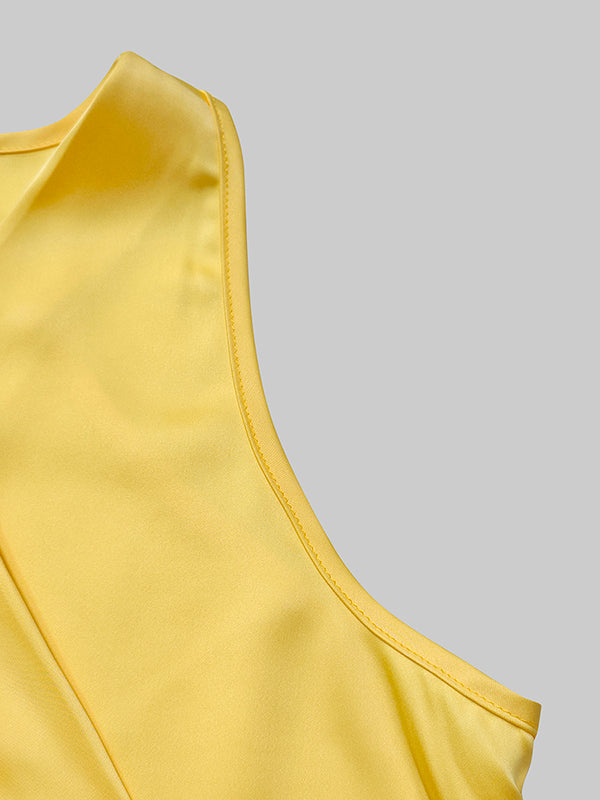 The Éliane Satin Dress