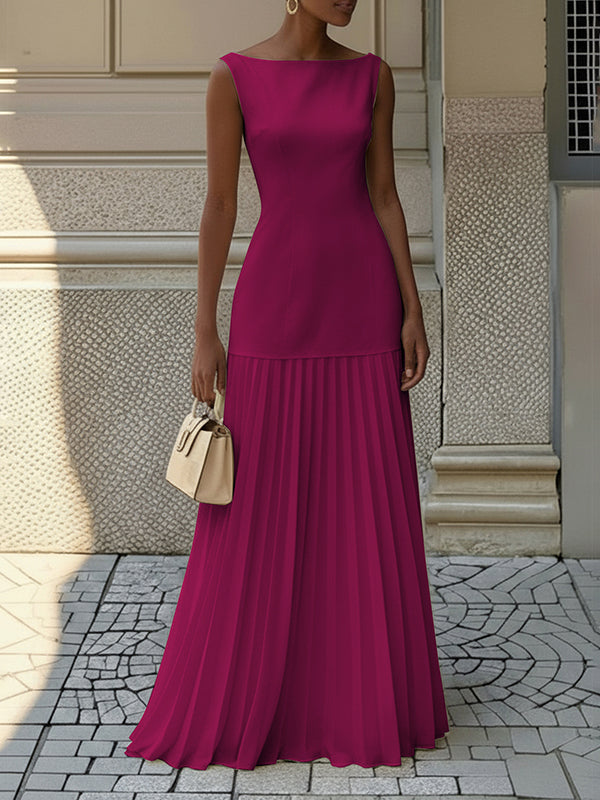The Céleste Pleated Gown