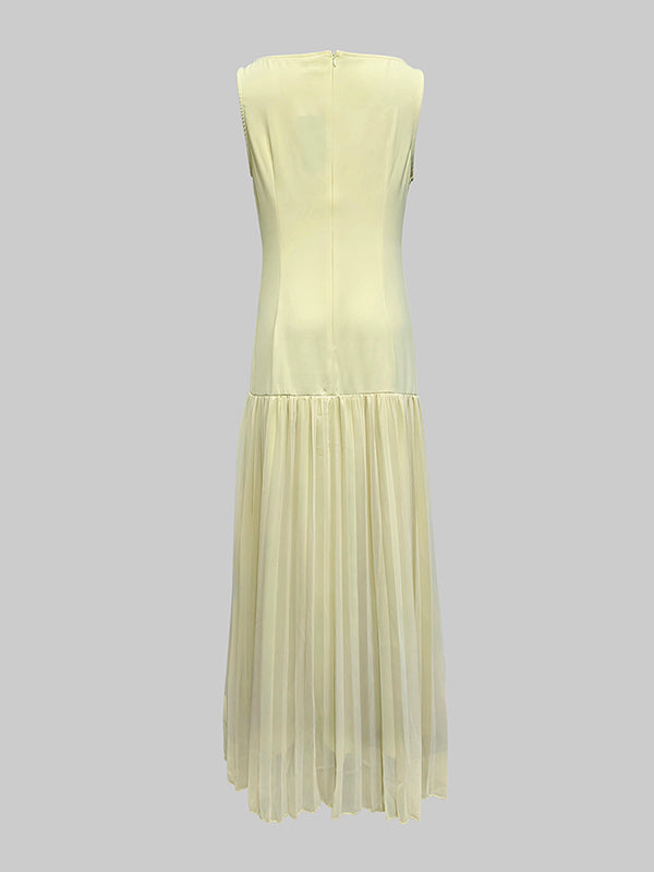 The Céleste Pleated Gown