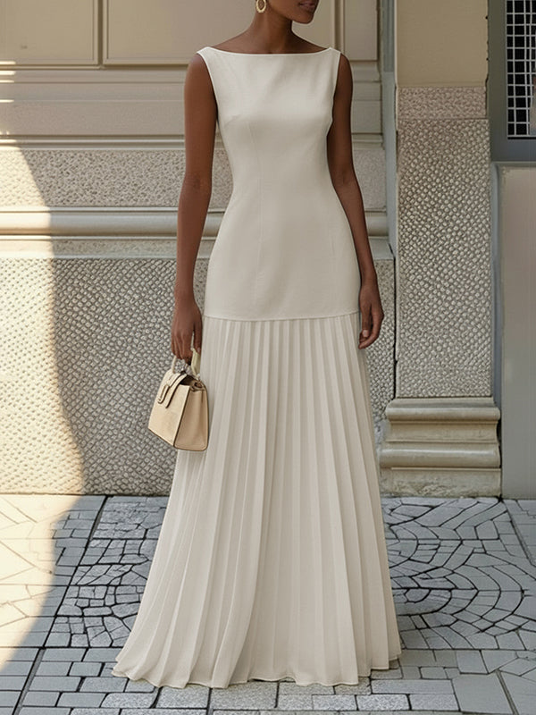 The Céleste Pleated Gown
