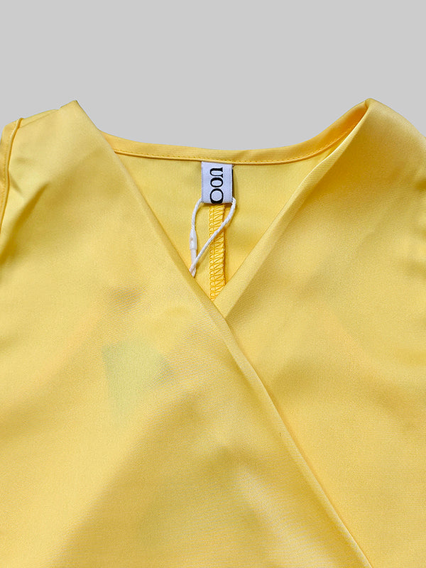 The Éliane Satin Dress