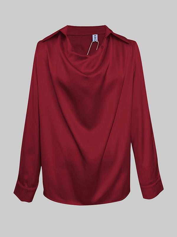 The Lumière Drape Blouse