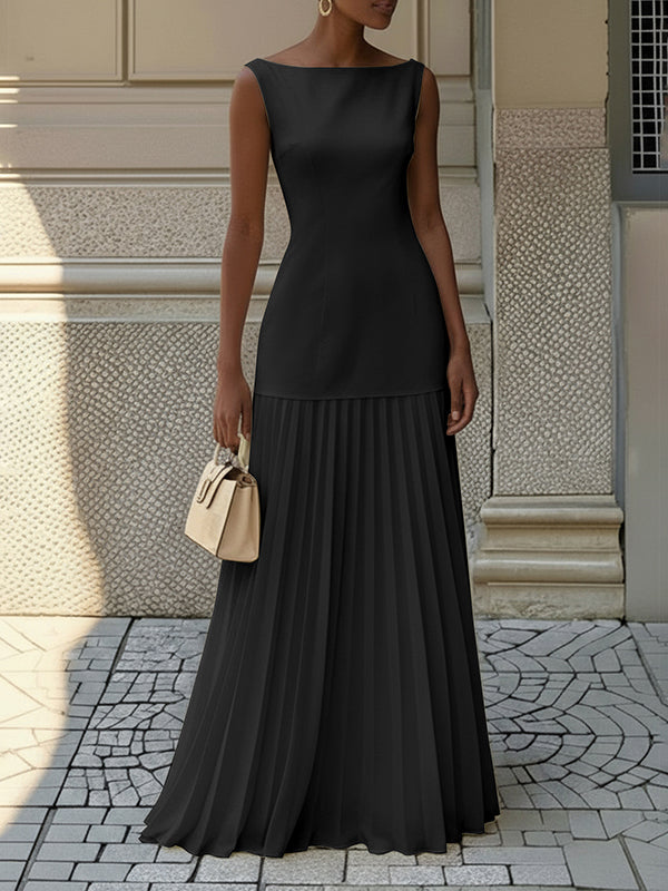 The Céleste Pleated Gown