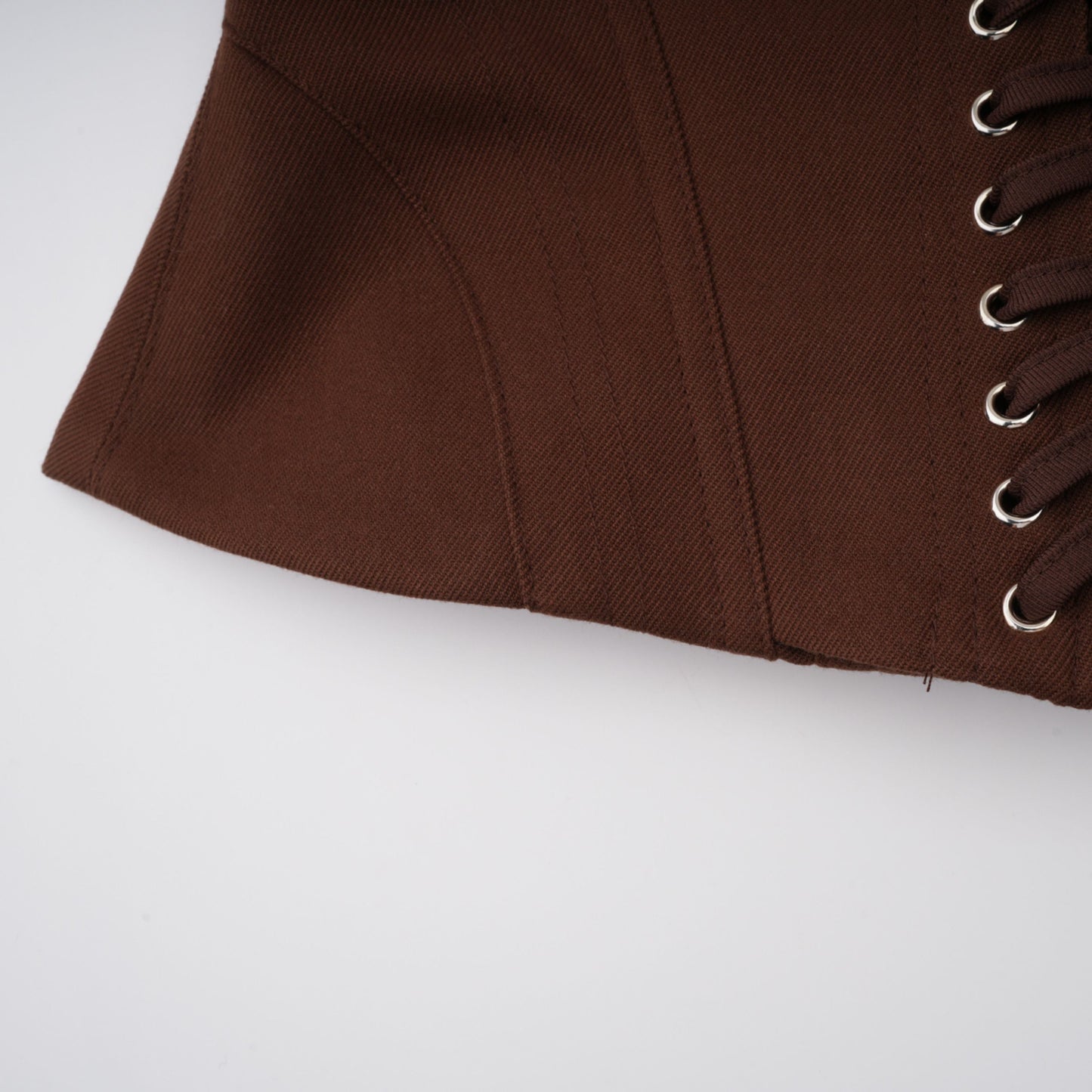 Le Indre — Structured lace-up corset crop