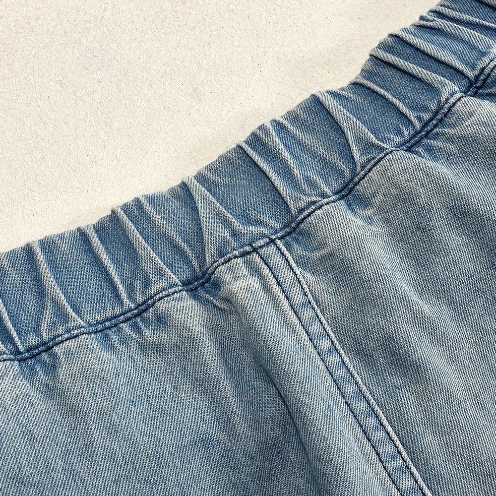 Le Rosier Bleu — Low-Waist Appliqué Denim
