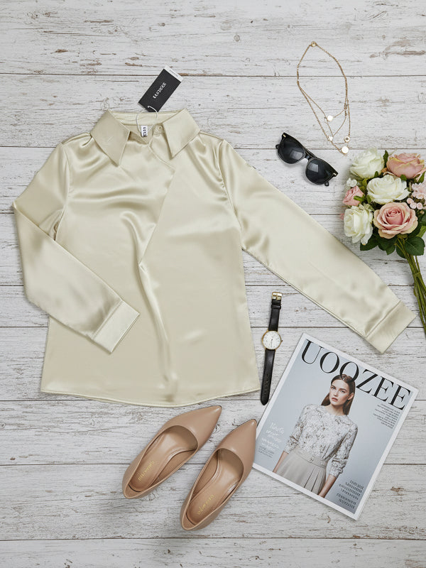 The Lumière Drape Blouse