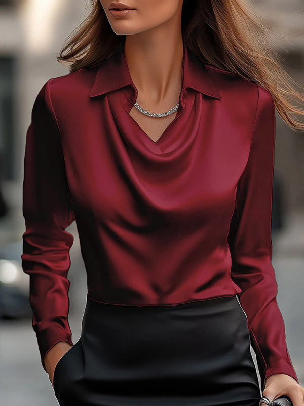 The Lumière Drape Blouse