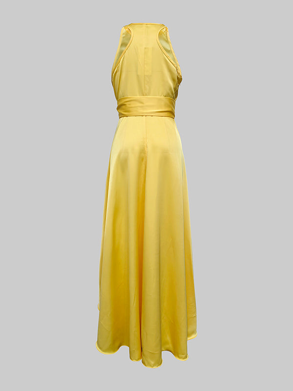 The Éliane Satin Dress