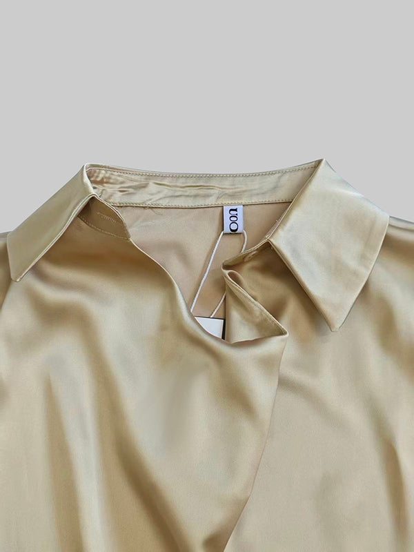 The Lumière Drape Blouse