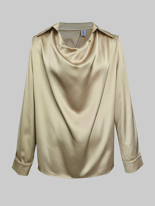 The Lumière Drape Blouse