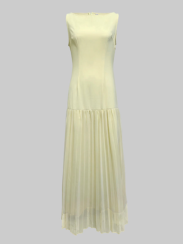 The Céleste Pleated Gown