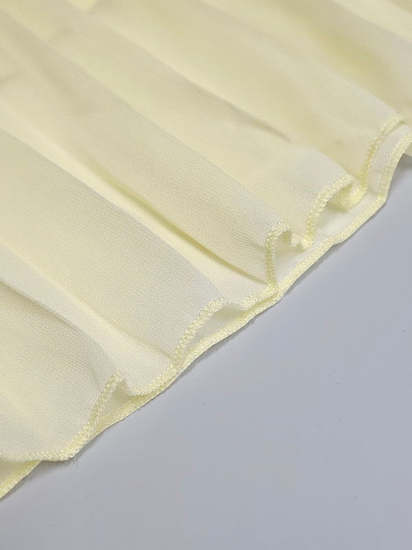 The Céleste Pleated Gown