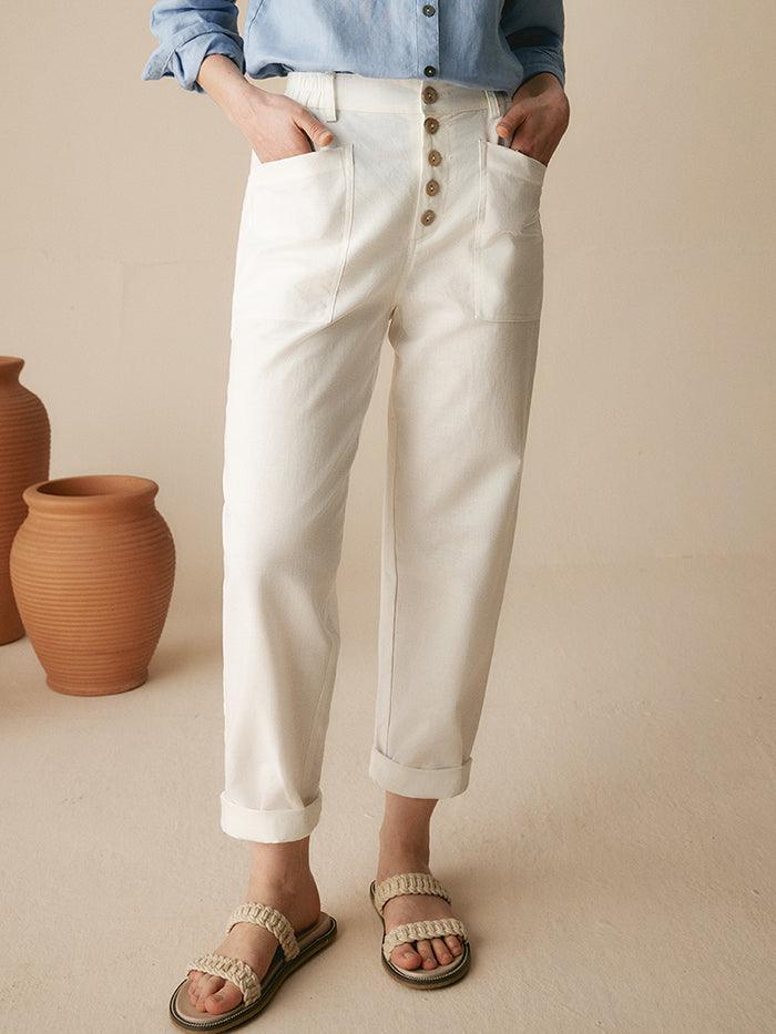 Le Marais — Linen Tapered Trouser