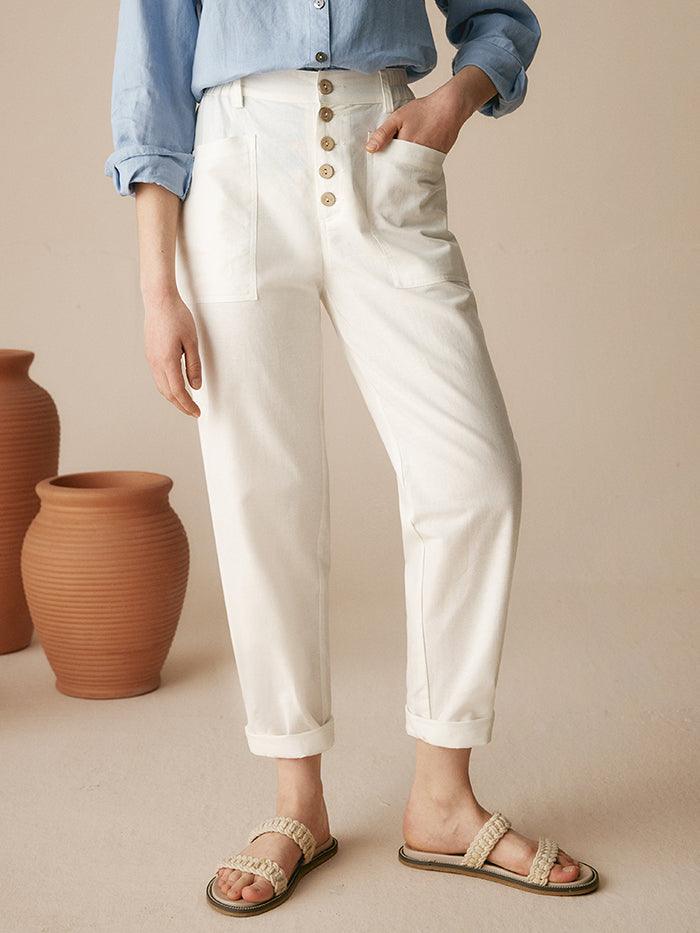 Le Marais — Linen Tapered Trouser