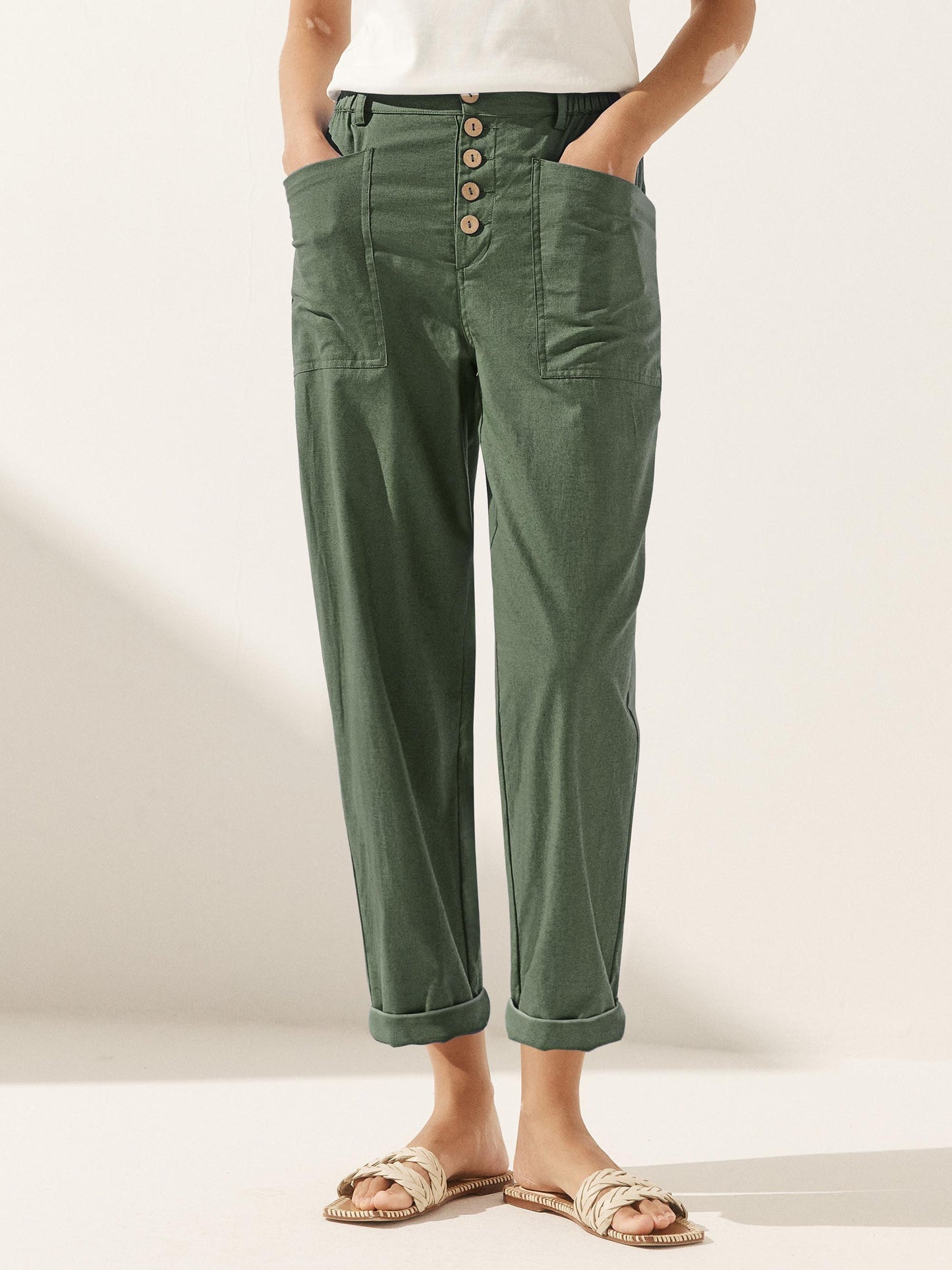 Le Marais — Linen Tapered Trouser