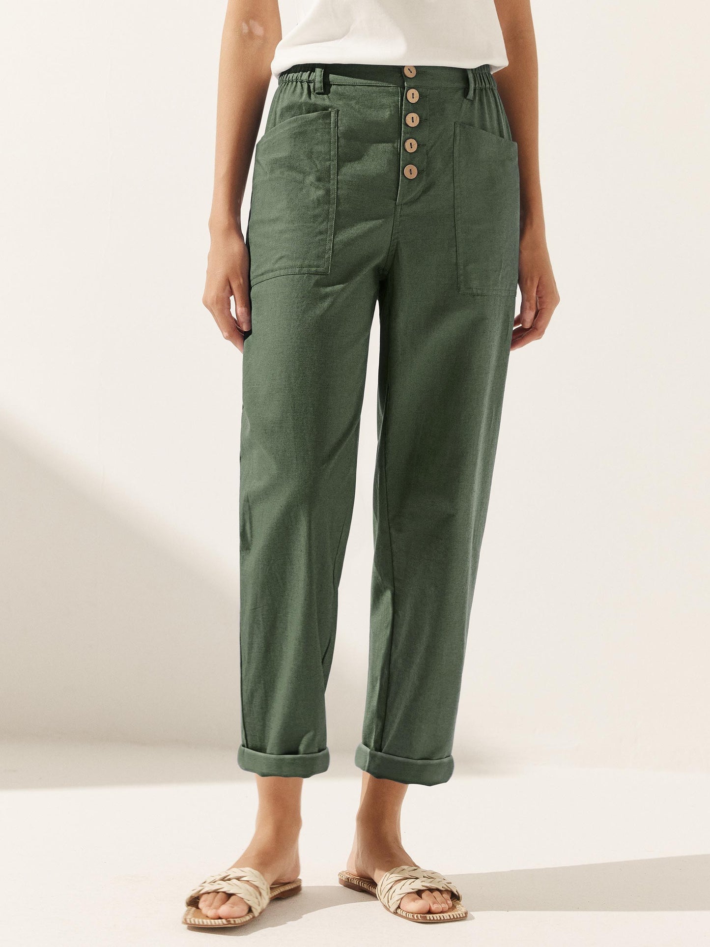 Le Marais — Linen Tapered Trouser