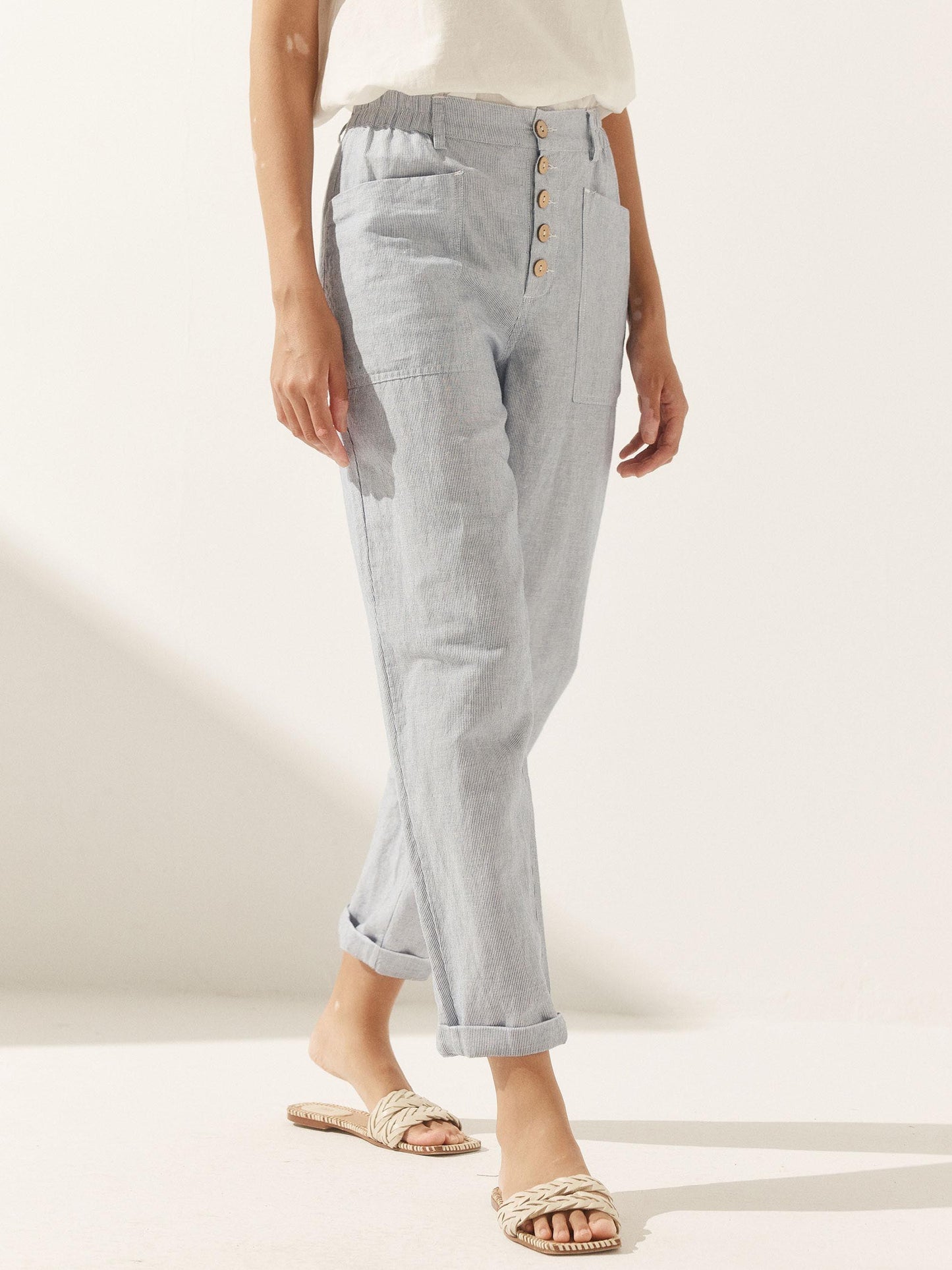 Le Marais — Linen Tapered Trouser