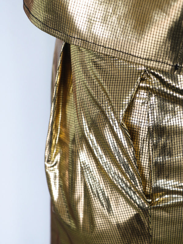 La Lumière Dorée — Metallic Two-Piece Set