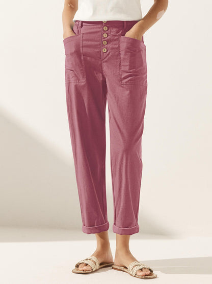 Le Rosier — Linen Tapered Trouser