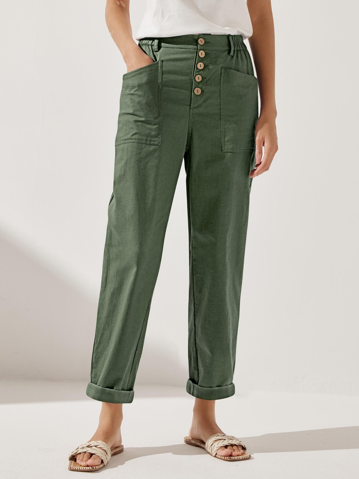 Le Marais — Linen Tapered Trouser