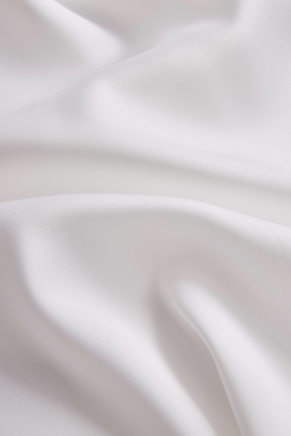 La Plissée Élégante — Pleated High-Neck Blouse