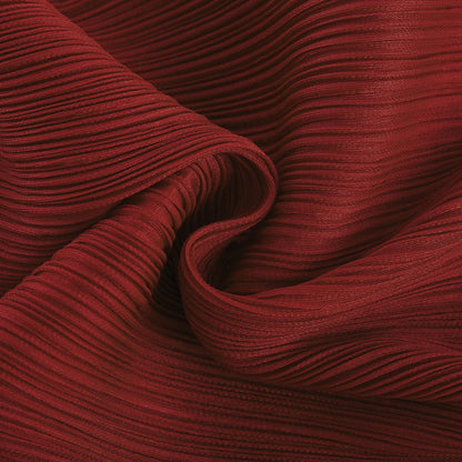 La Rouge Rythmée — Pleated bow-waist top and layered skirt