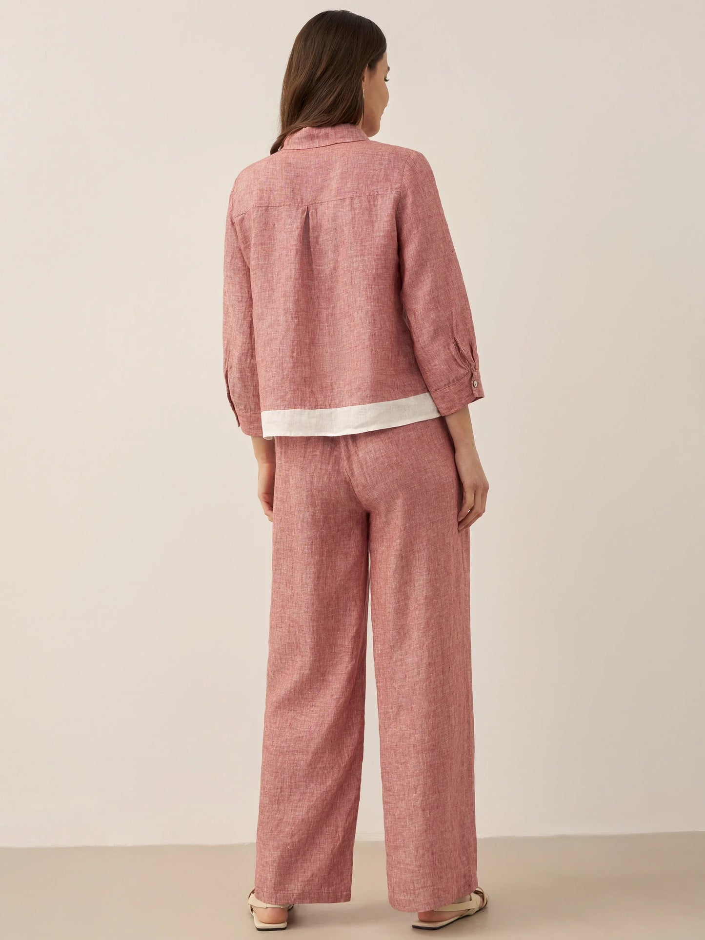 Le Rivage — Two-Tone Gauze Trouser