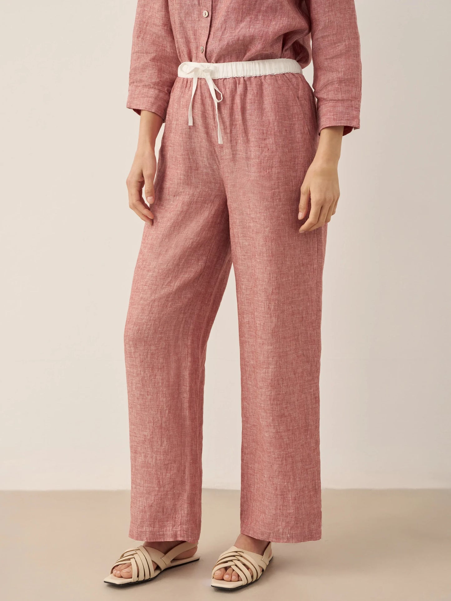Le Rivage — Two-Tone Gauze Trouser