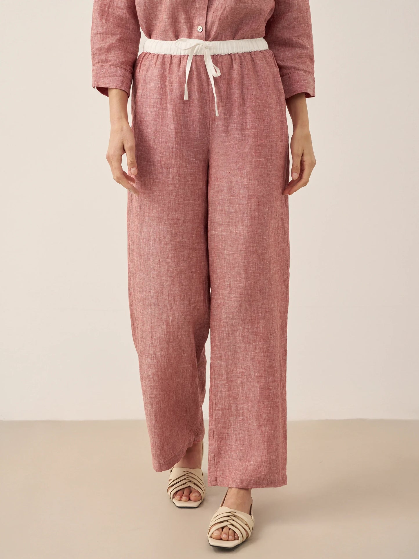 Le Rivage — Two-Tone Gauze Trouser