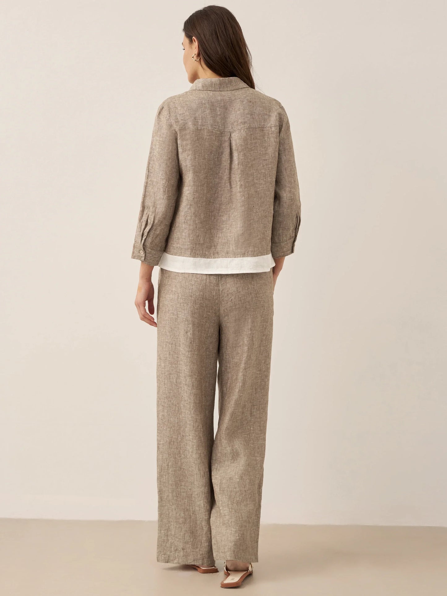 Le Rivage — Two-Tone Gauze Trouser