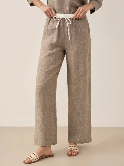 Le Rivage — Two-Tone Gauze Trouser