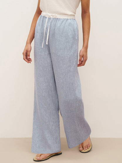 Le Rivage — Two-Tone Gauze Trouser