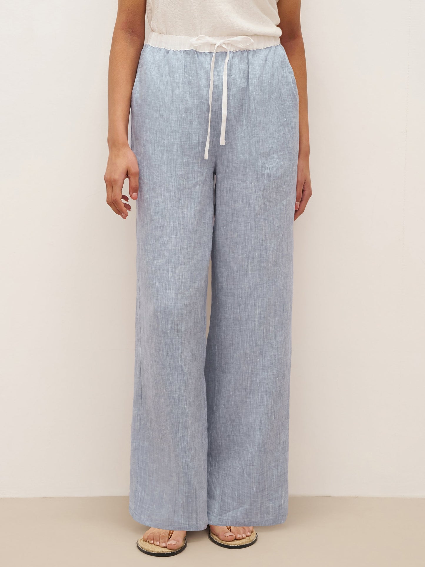 Le Rivage — Two-Tone Gauze Trouser