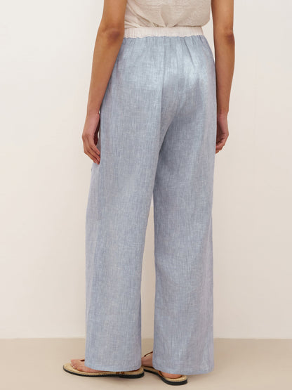 Le Rivage — Two-Tone Gauze Trouser