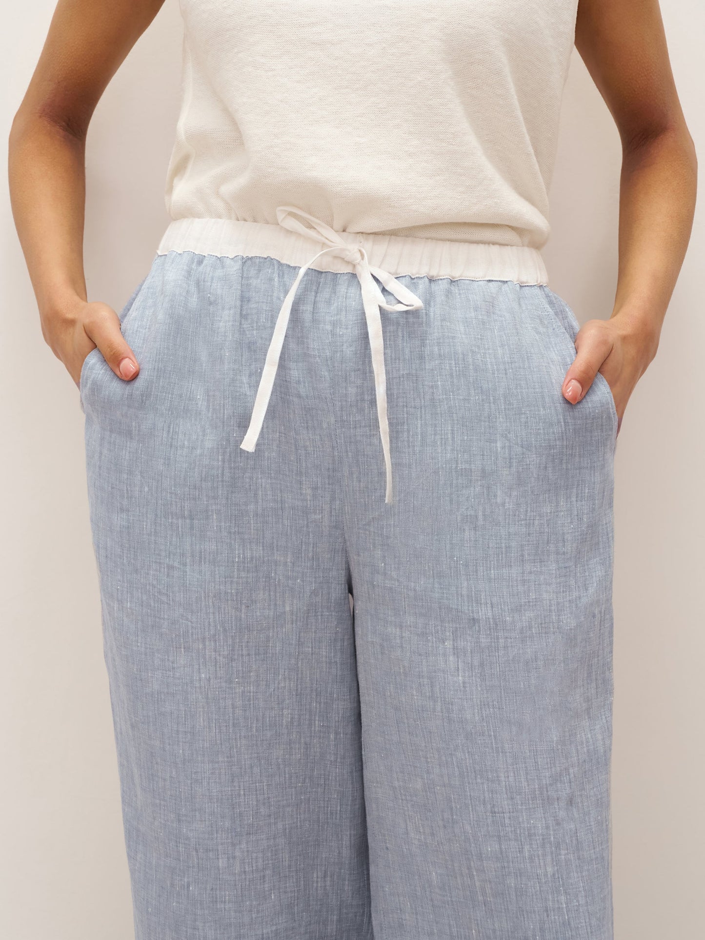 Le Rivage — Two-Tone Gauze Trouser