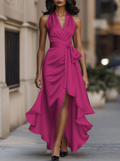 The Éliane Satin Dress