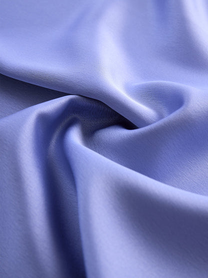 La Croix Satinée — Cross-Neck Satin Top