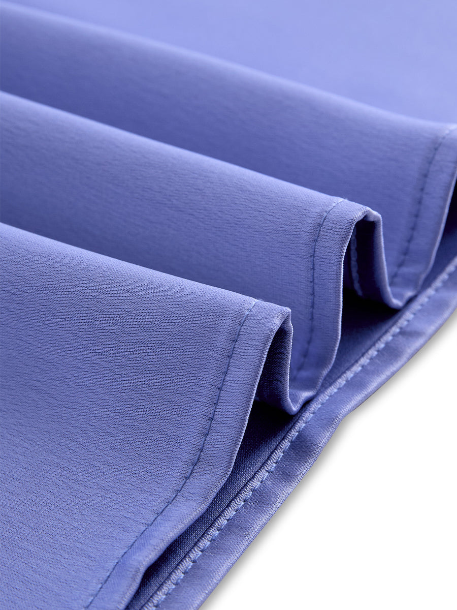 La Croix Satinée — Cross-Neck Satin Top