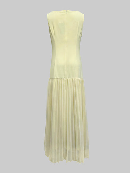 The Céleste Pleated Gown