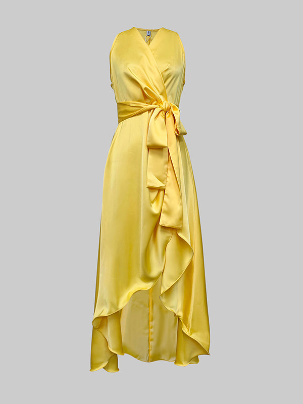 The Éliane Satin Dress