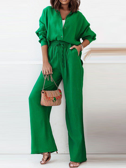 La Ligne Relaxée — Wide-Leg Two-Piece Set