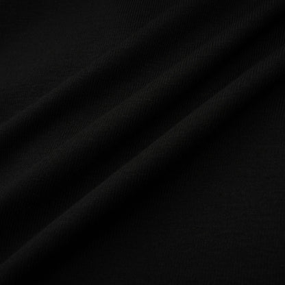 La Noir Drapée — Sculpted open-front top