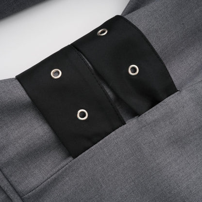 La Ceinture Structurée — Tailored blazer dress with statement belt