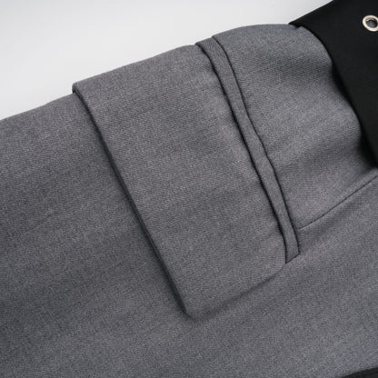 La Ceinture Structurée — Tailored blazer dress with statement belt