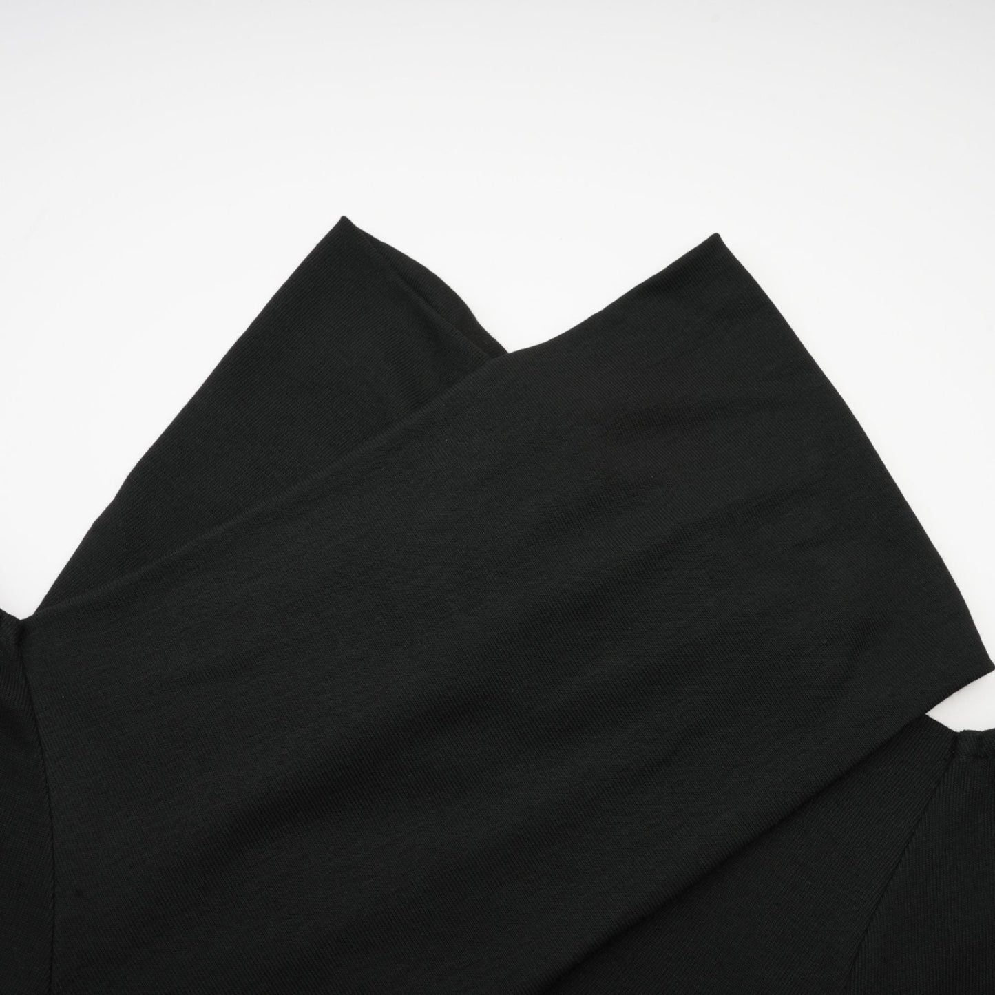 La Drapée Nocturne — Halterneck cut-out jersey top