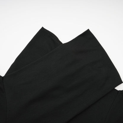 La Drapée Nocturne — Halterneck cut-out jersey top