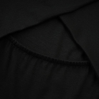 La Drapée Nocturne — Halterneck cut-out jersey top