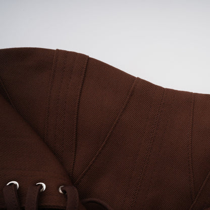 Le Indre — Structured lace-up corset crop