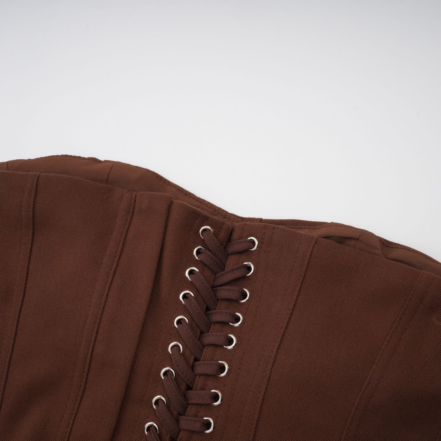 Le Indre — Structured lace-up corset crop